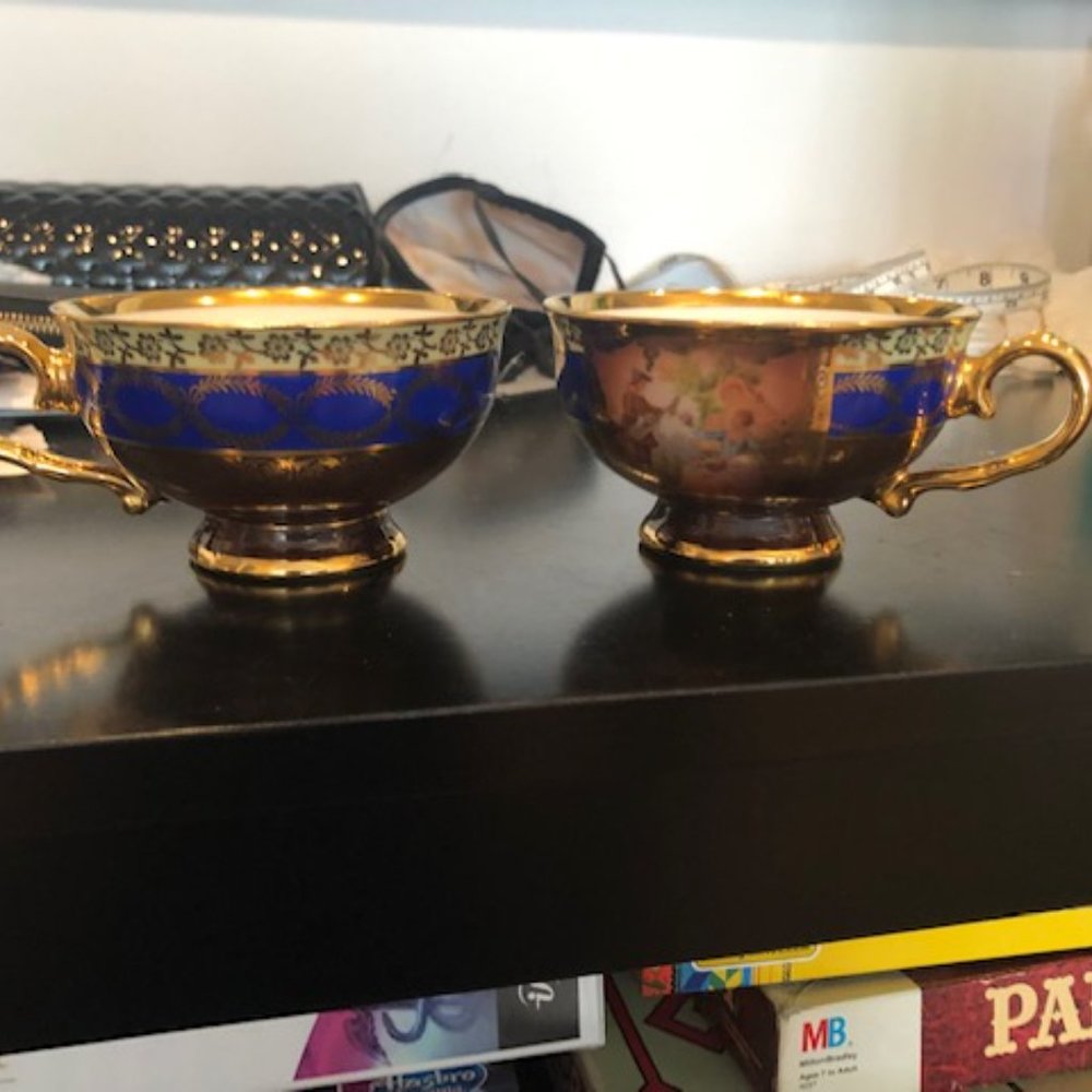 Johann Haviland Bavarian China - 2 Matching Cups (or 1 if you buy a single one)